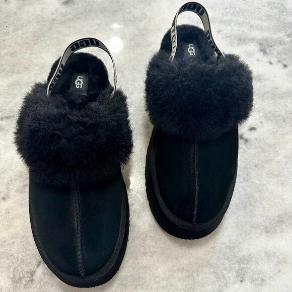 UGG Disquette Women's Slipper, Size 10 - Black - Picture 8 of 8